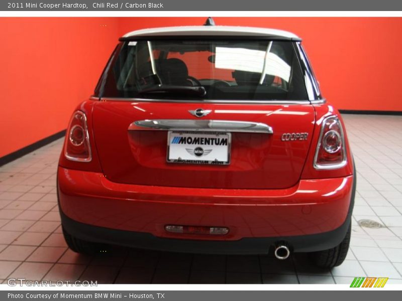 Chili Red / Carbon Black 2011 Mini Cooper Hardtop