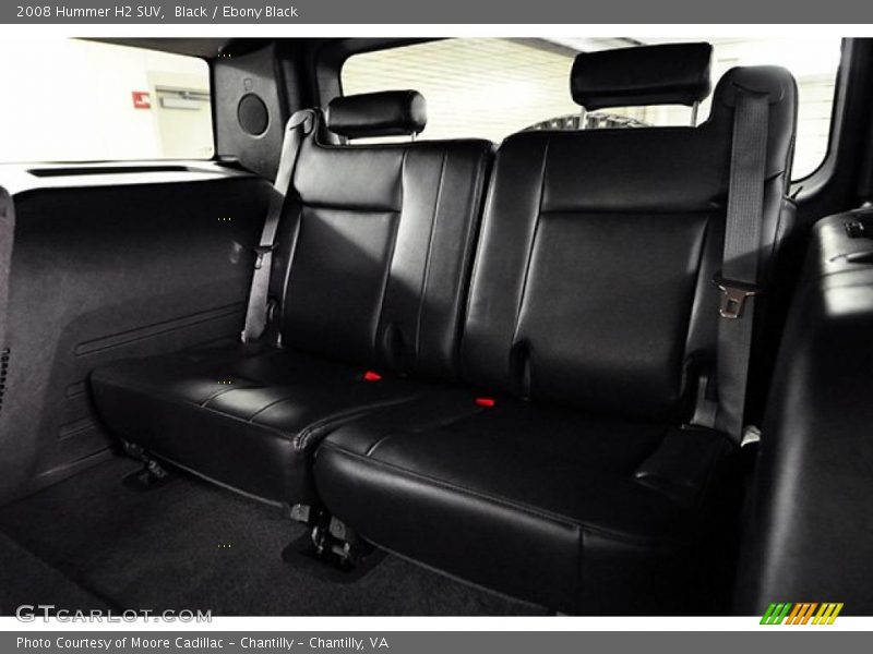  2008 H2 SUV Ebony Black Interior
