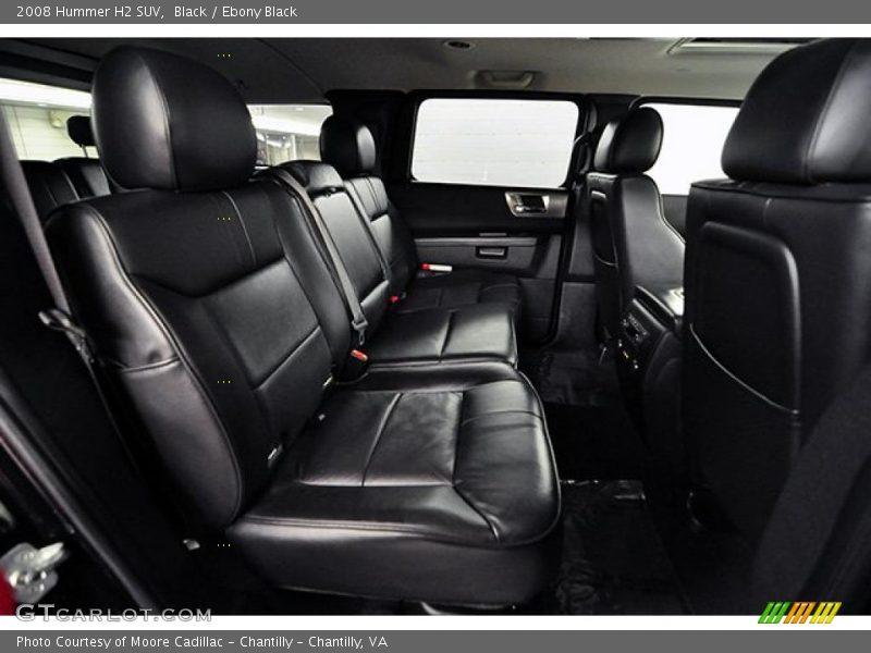  2008 H2 SUV Ebony Black Interior