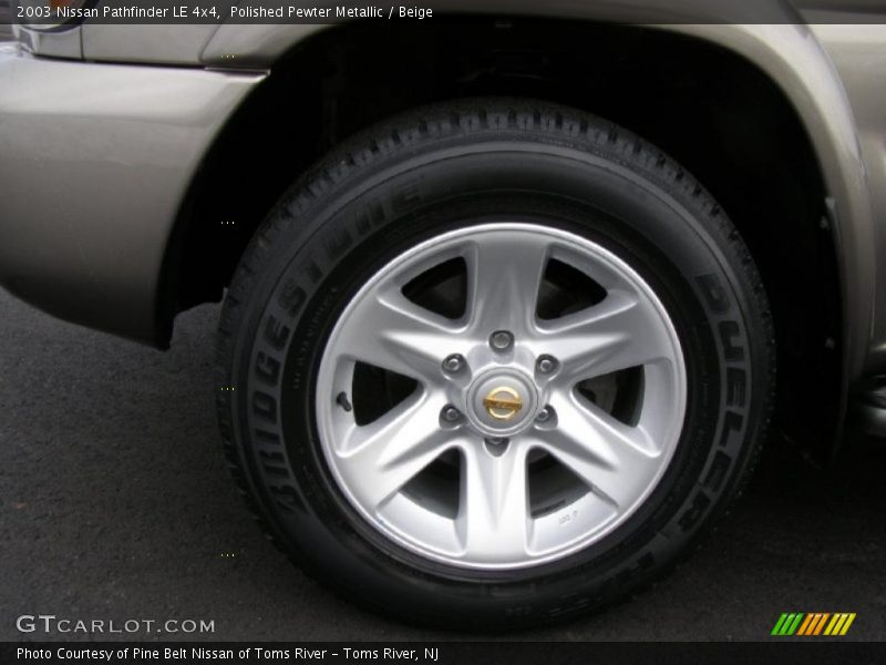 Polished Pewter Metallic / Beige 2003 Nissan Pathfinder LE 4x4