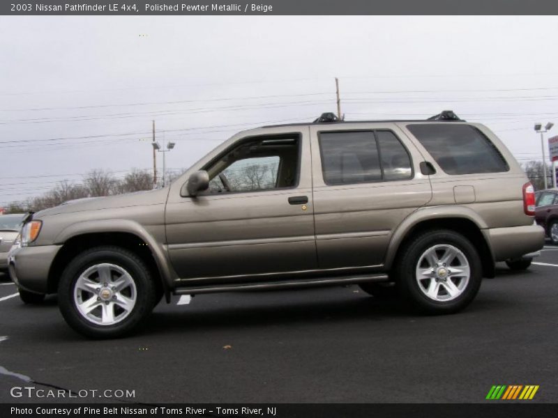 Polished Pewter Metallic / Beige 2003 Nissan Pathfinder LE 4x4
