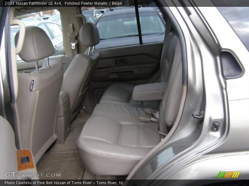 Polished Pewter Metallic / Beige 2003 Nissan Pathfinder LE 4x4