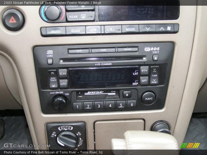 Polished Pewter Metallic / Beige 2003 Nissan Pathfinder LE 4x4