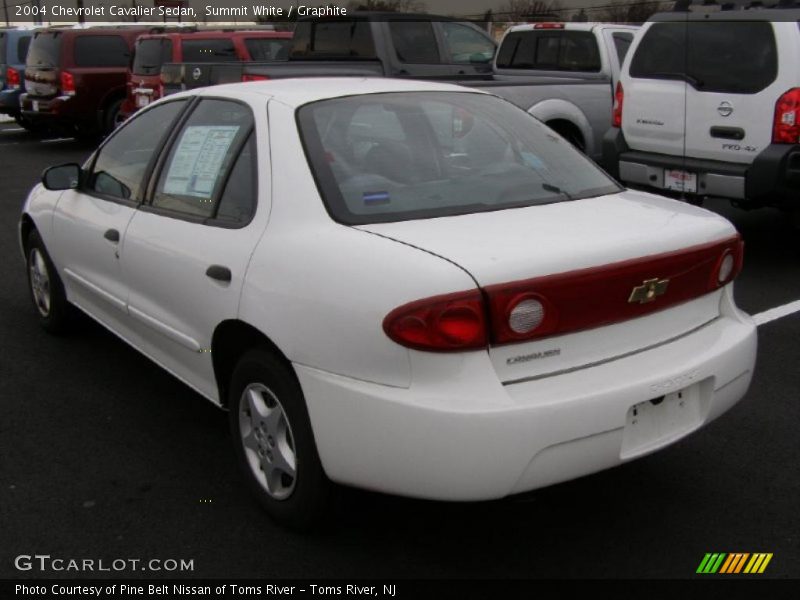 Summit White / Graphite 2004 Chevrolet Cavalier Sedan