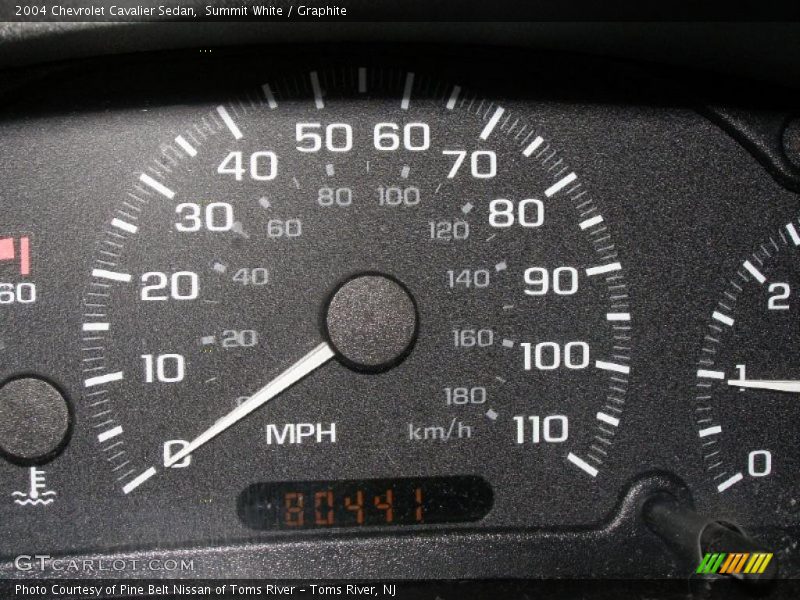 Summit White / Graphite 2004 Chevrolet Cavalier Sedan