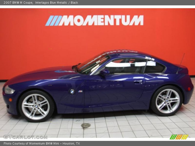 Interlagos Blue Metallic / Black 2007 BMW M Coupe