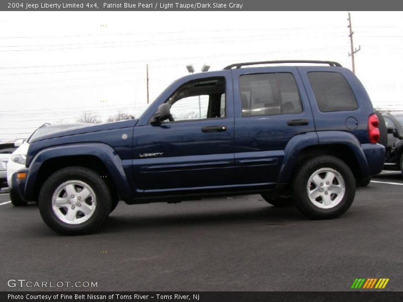 Patriot Blue Pearl / Light Taupe/Dark Slate Gray 2004 Jeep Liberty Limited 4x4