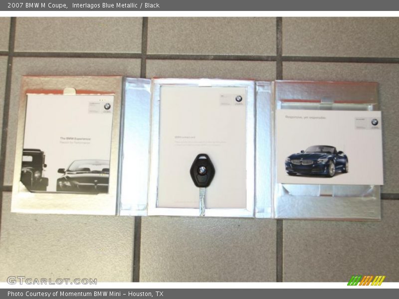 Interlagos Blue Metallic / Black 2007 BMW M Coupe