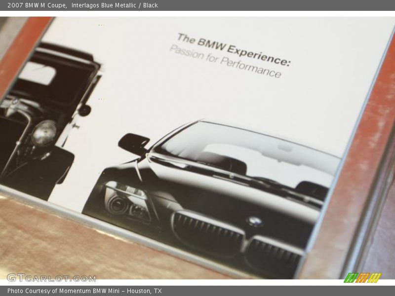 Interlagos Blue Metallic / Black 2007 BMW M Coupe