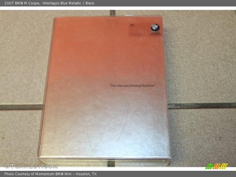 Interlagos Blue Metallic / Black 2007 BMW M Coupe