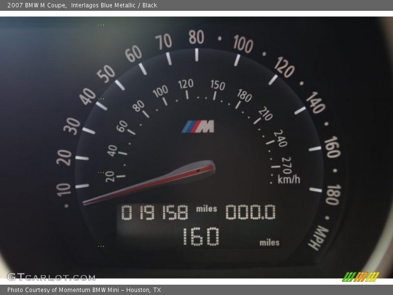 Interlagos Blue Metallic / Black 2007 BMW M Coupe