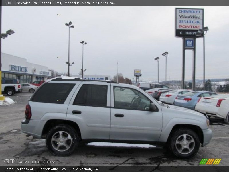 Moondust Metallic / Light Gray 2007 Chevrolet TrailBlazer LS 4x4
