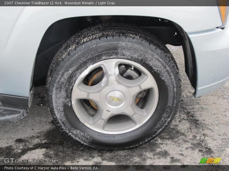 Moondust Metallic / Light Gray 2007 Chevrolet TrailBlazer LS 4x4