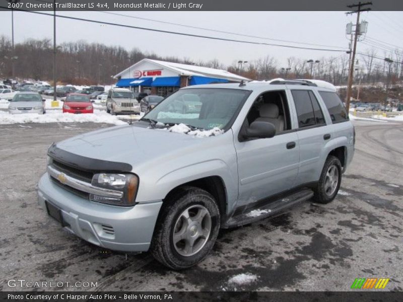 Moondust Metallic / Light Gray 2007 Chevrolet TrailBlazer LS 4x4