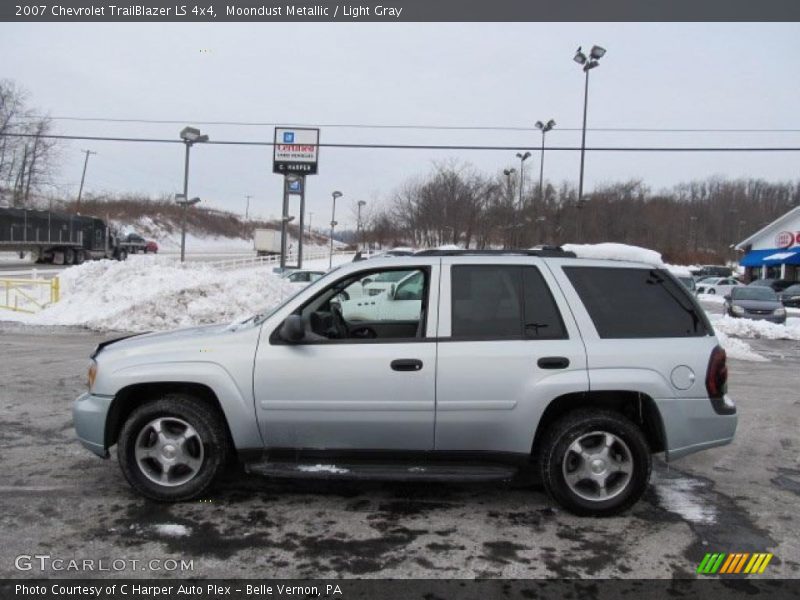 Moondust Metallic / Light Gray 2007 Chevrolet TrailBlazer LS 4x4