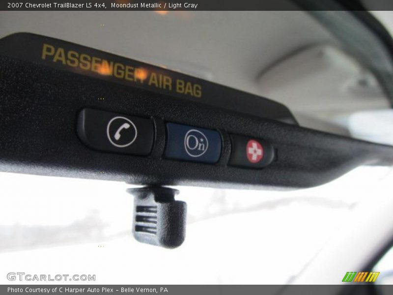 Moondust Metallic / Light Gray 2007 Chevrolet TrailBlazer LS 4x4