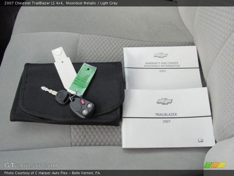 Moondust Metallic / Light Gray 2007 Chevrolet TrailBlazer LS 4x4