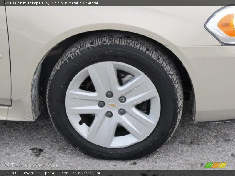 Gold Mist Metallic / Neutral 2010 Chevrolet Impala LS