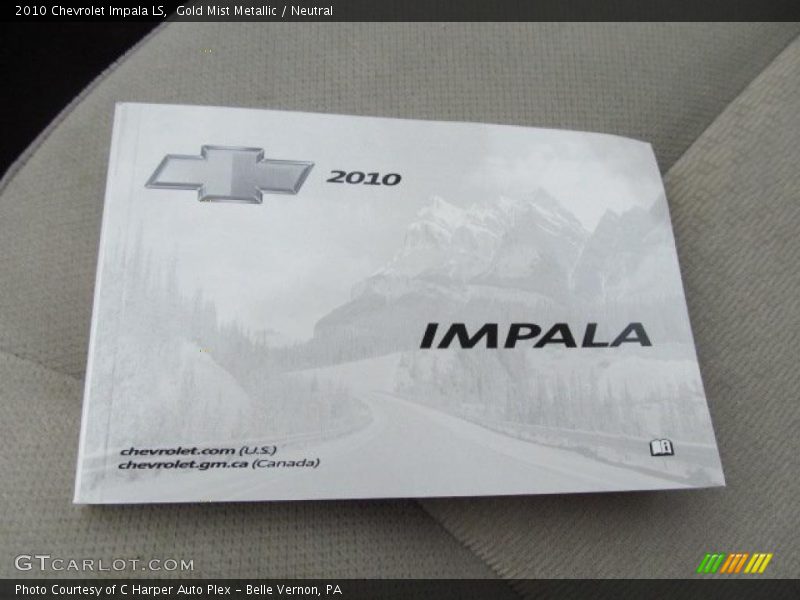 Gold Mist Metallic / Neutral 2010 Chevrolet Impala LS