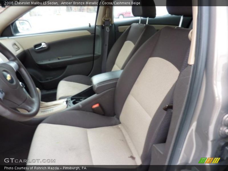 Amber Bronze Metallic / Cocoa/Cashmere Beige 2008 Chevrolet Malibu LS Sedan
