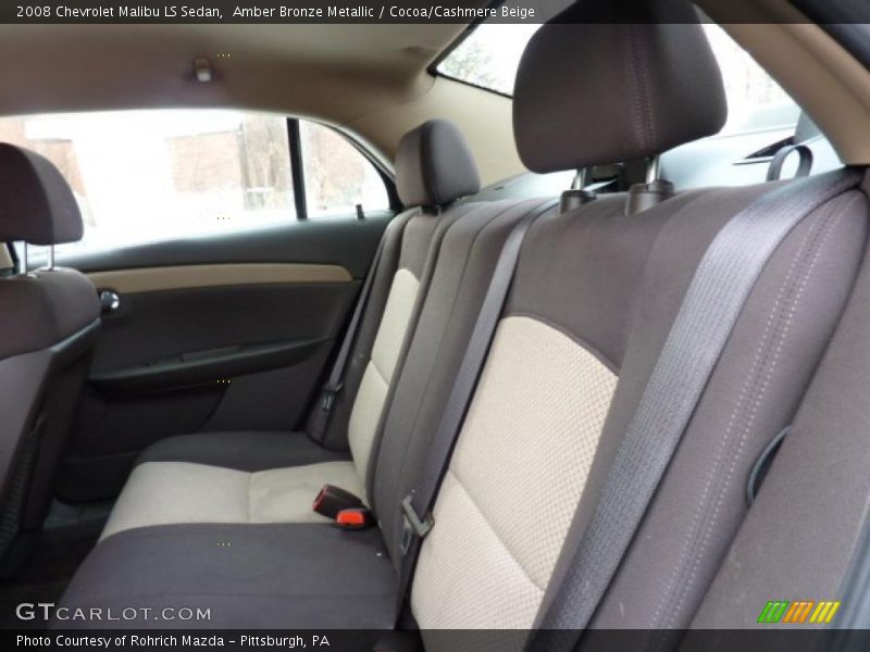 Amber Bronze Metallic / Cocoa/Cashmere Beige 2008 Chevrolet Malibu LS Sedan