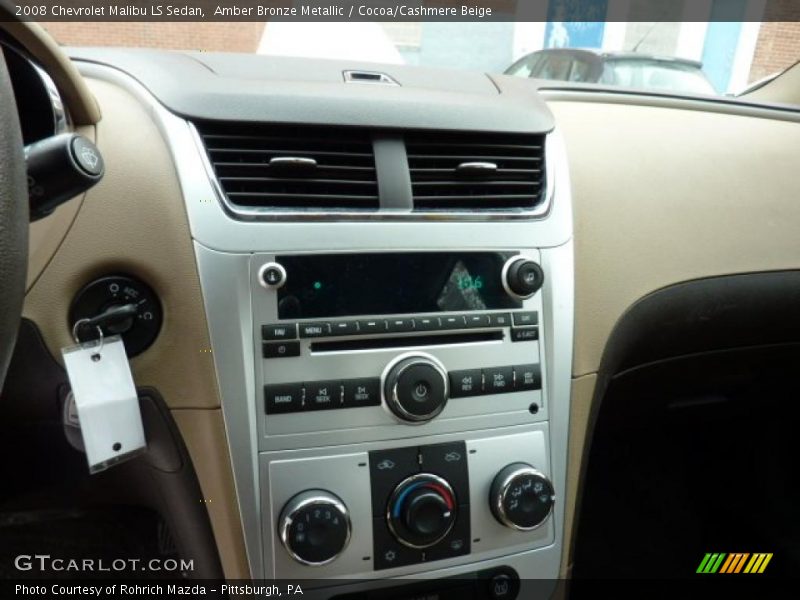 Amber Bronze Metallic / Cocoa/Cashmere Beige 2008 Chevrolet Malibu LS Sedan