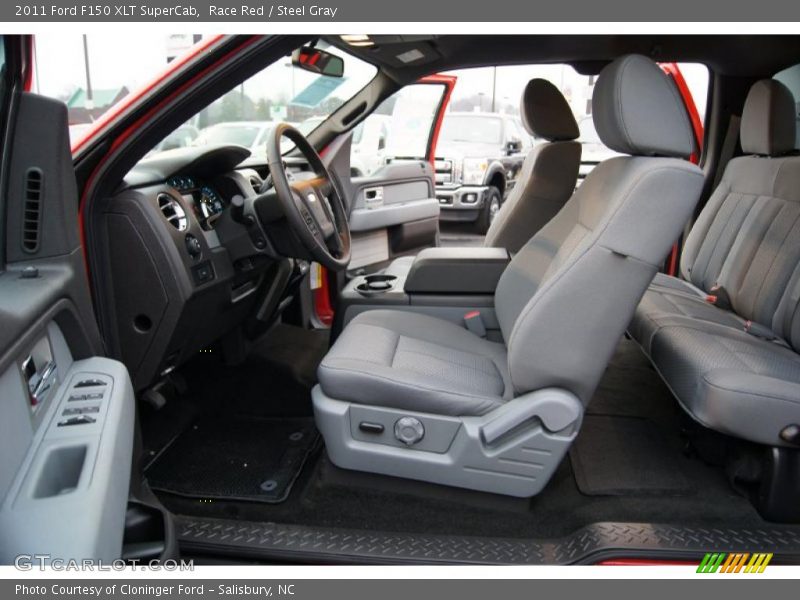  2011 F150 XLT SuperCab Steel Gray Interior