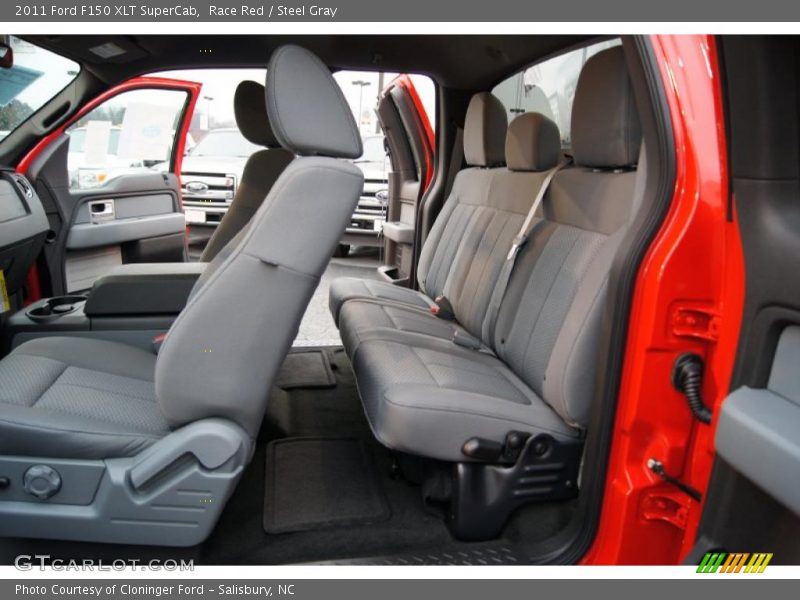  2011 F150 XLT SuperCab Steel Gray Interior