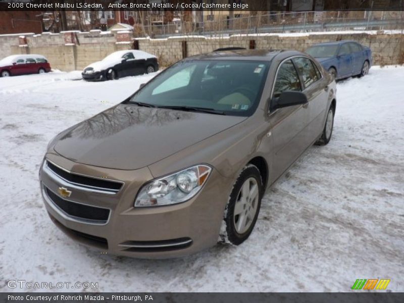 Amber Bronze Metallic / Cocoa/Cashmere Beige 2008 Chevrolet Malibu LS Sedan