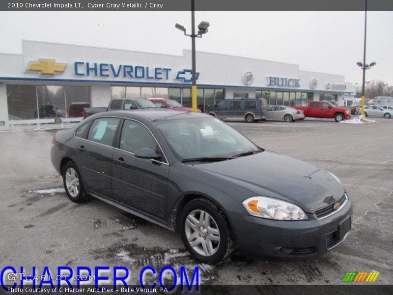 Cyber Gray Metallic / Gray 2010 Chevrolet Impala LT
