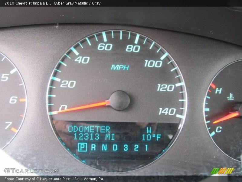 Cyber Gray Metallic / Gray 2010 Chevrolet Impala LT