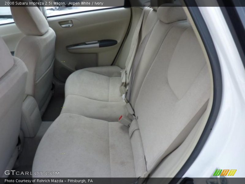 Aspen White / Ivory 2008 Subaru Impreza 2.5i Wagon
