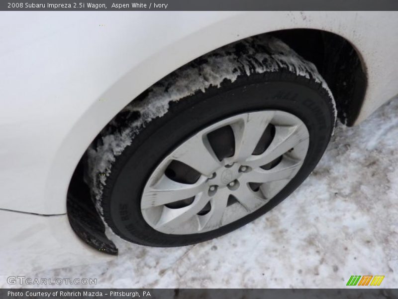 Aspen White / Ivory 2008 Subaru Impreza 2.5i Wagon