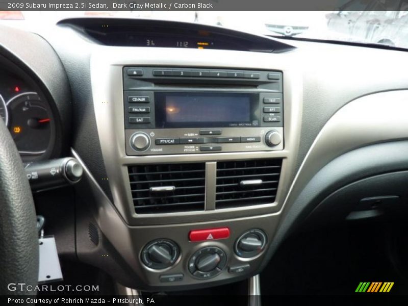 Dark Gray Metallic / Carbon Black 2009 Subaru Impreza 2.5i Sedan