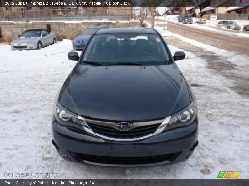 Dark Gray Metallic / Carbon Black 2009 Subaru Impreza 2.5i Sedan