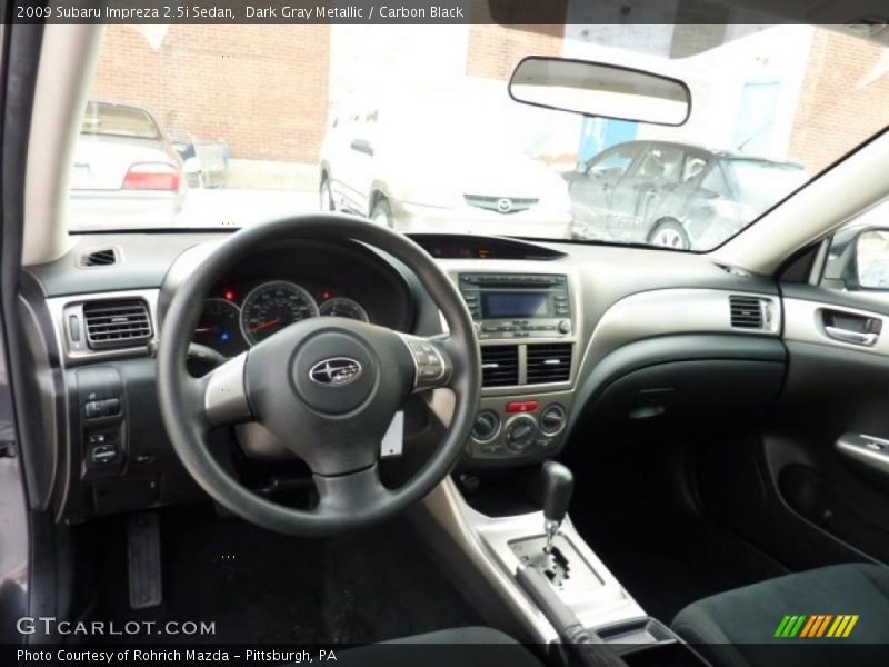Dark Gray Metallic / Carbon Black 2009 Subaru Impreza 2.5i Sedan