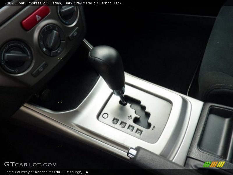 Dark Gray Metallic / Carbon Black 2009 Subaru Impreza 2.5i Sedan