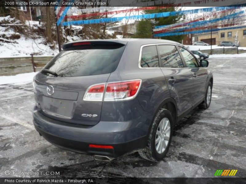 Galaxy Gray Mica / Black 2008 Mazda CX-9 Sport AWD