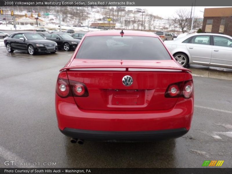 Salsa Red / Anthracite Black 2008 Volkswagen Jetta Wolfsburg Edition Sedan