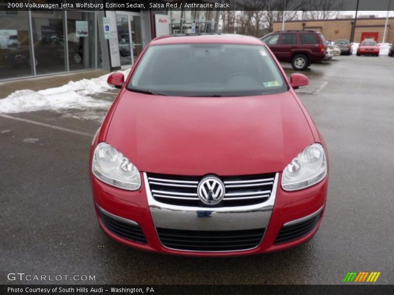 Salsa Red / Anthracite Black 2008 Volkswagen Jetta Wolfsburg Edition Sedan