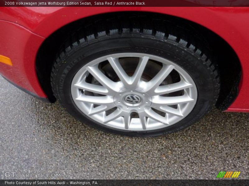 Salsa Red / Anthracite Black 2008 Volkswagen Jetta Wolfsburg Edition Sedan