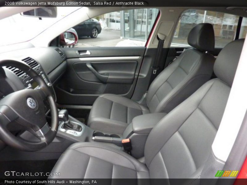 Salsa Red / Anthracite Black 2008 Volkswagen Jetta Wolfsburg Edition Sedan