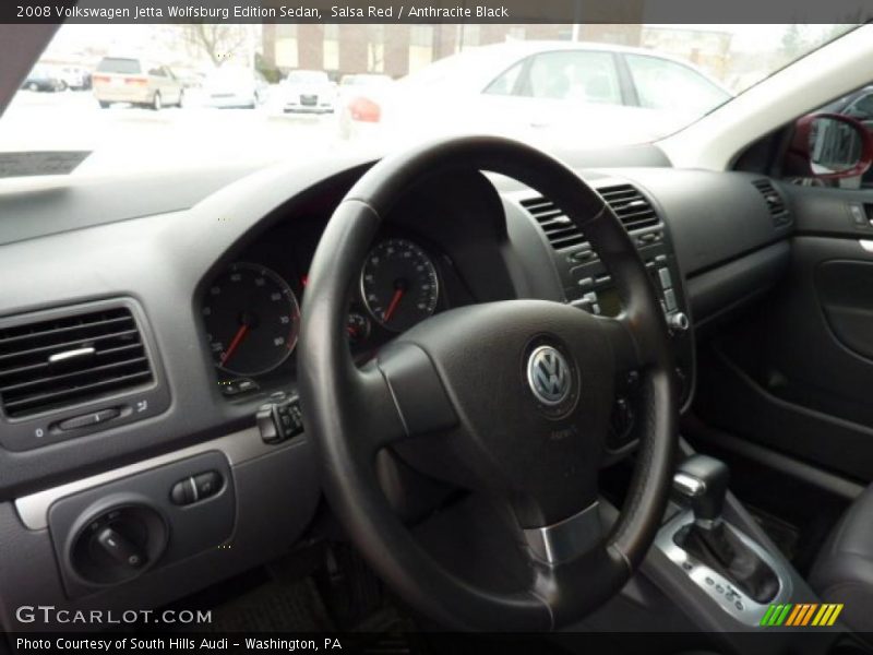 Salsa Red / Anthracite Black 2008 Volkswagen Jetta Wolfsburg Edition Sedan