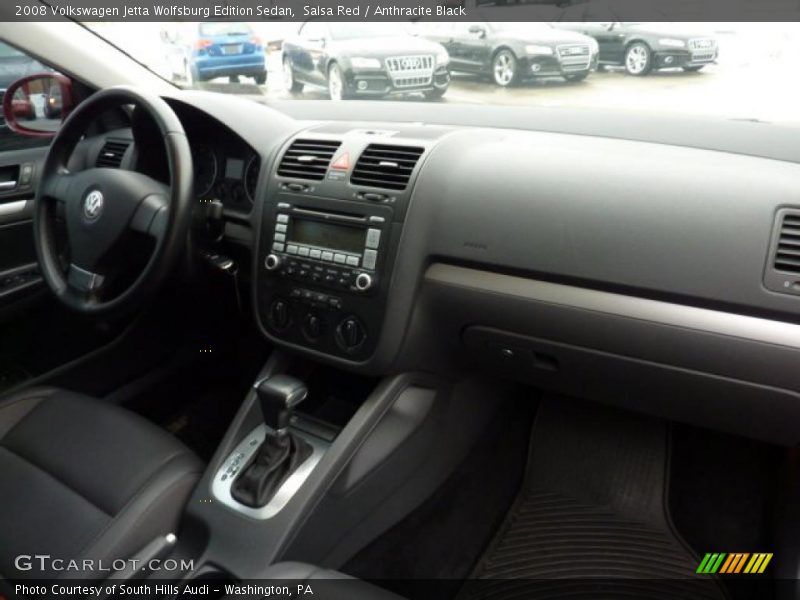 Salsa Red / Anthracite Black 2008 Volkswagen Jetta Wolfsburg Edition Sedan