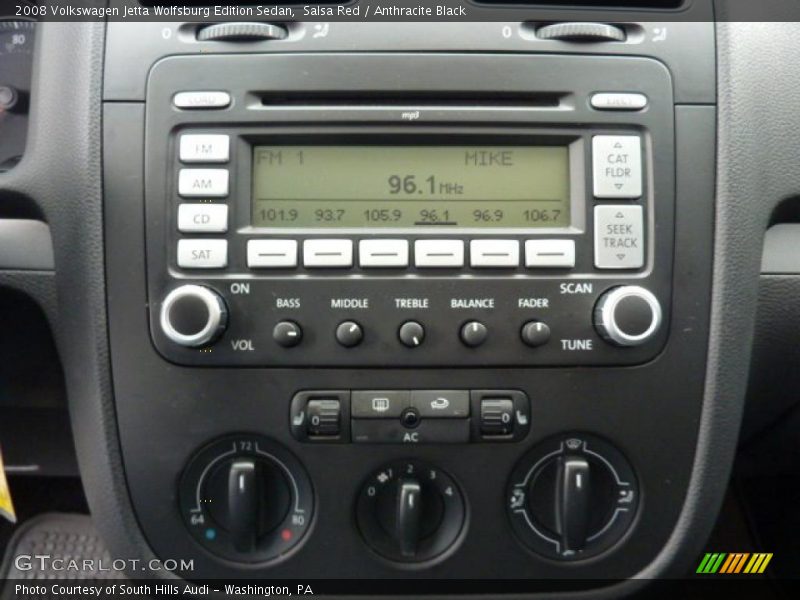 Salsa Red / Anthracite Black 2008 Volkswagen Jetta Wolfsburg Edition Sedan