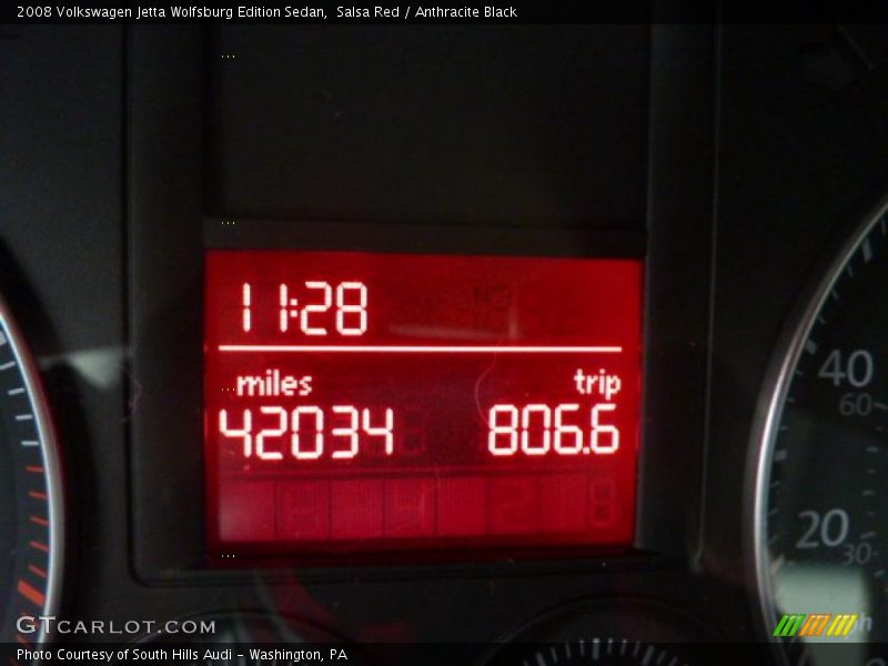 Salsa Red / Anthracite Black 2008 Volkswagen Jetta Wolfsburg Edition Sedan
