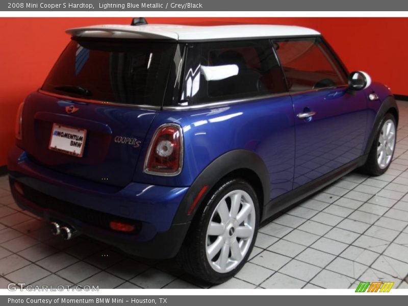 Lightning Blue Metallic / Grey/Black 2008 Mini Cooper S Hardtop