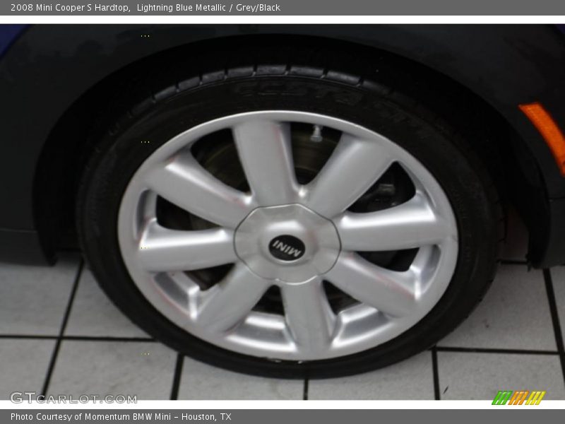 Lightning Blue Metallic / Grey/Black 2008 Mini Cooper S Hardtop