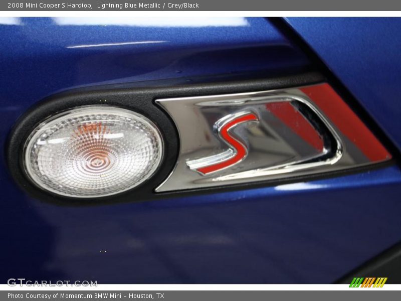 Lightning Blue Metallic / Grey/Black 2008 Mini Cooper S Hardtop