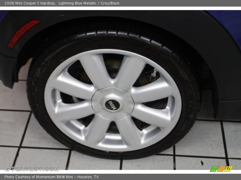 Lightning Blue Metallic / Grey/Black 2008 Mini Cooper S Hardtop